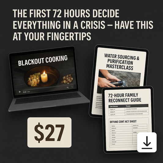 72-Hour Survival Vault: Family Blackout Edition