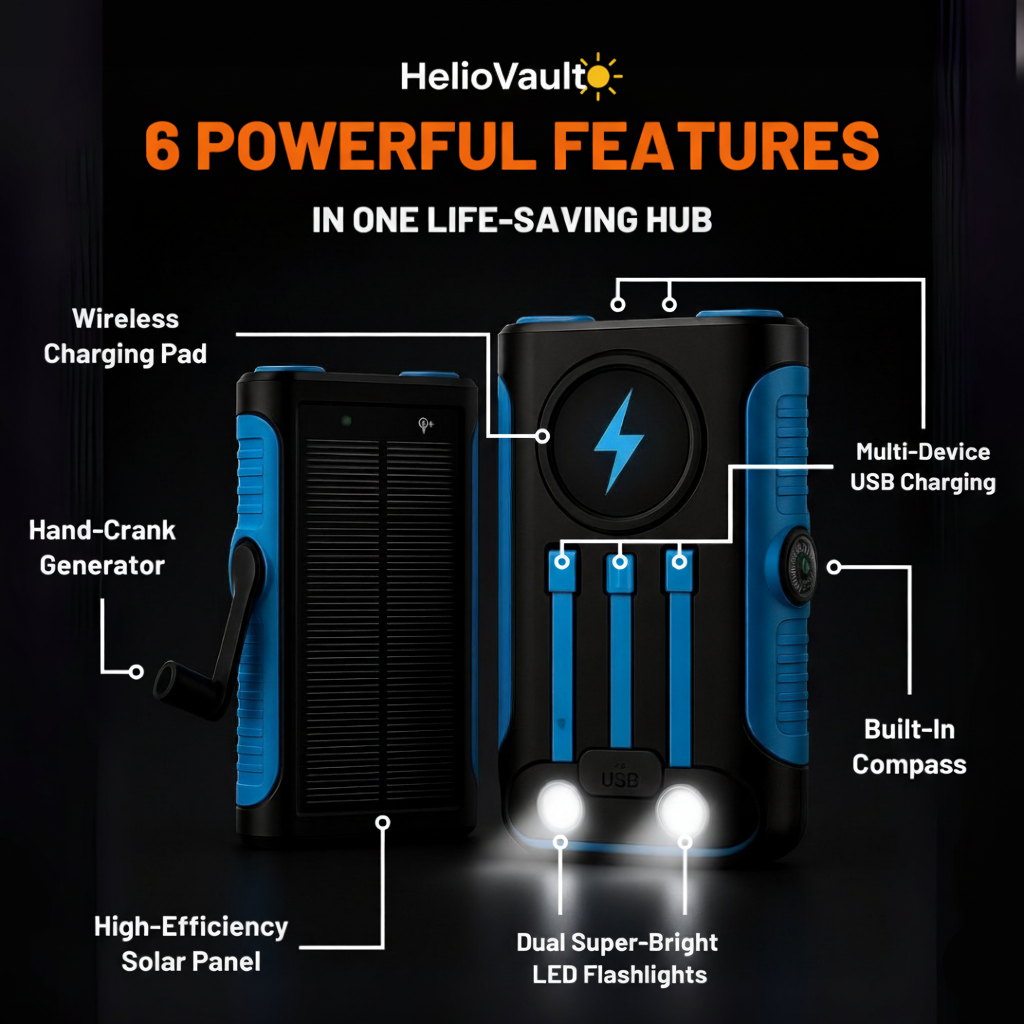 Wireless Solar Power Bank