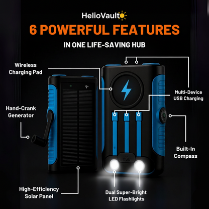 Wireless Solar Power Bank